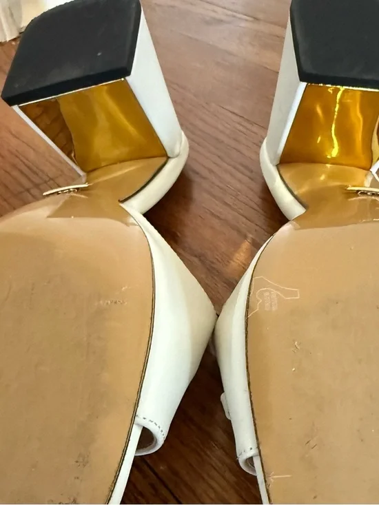 Gucci Slide Sandal with Horsebit in White Leather - Picture 3 of 8